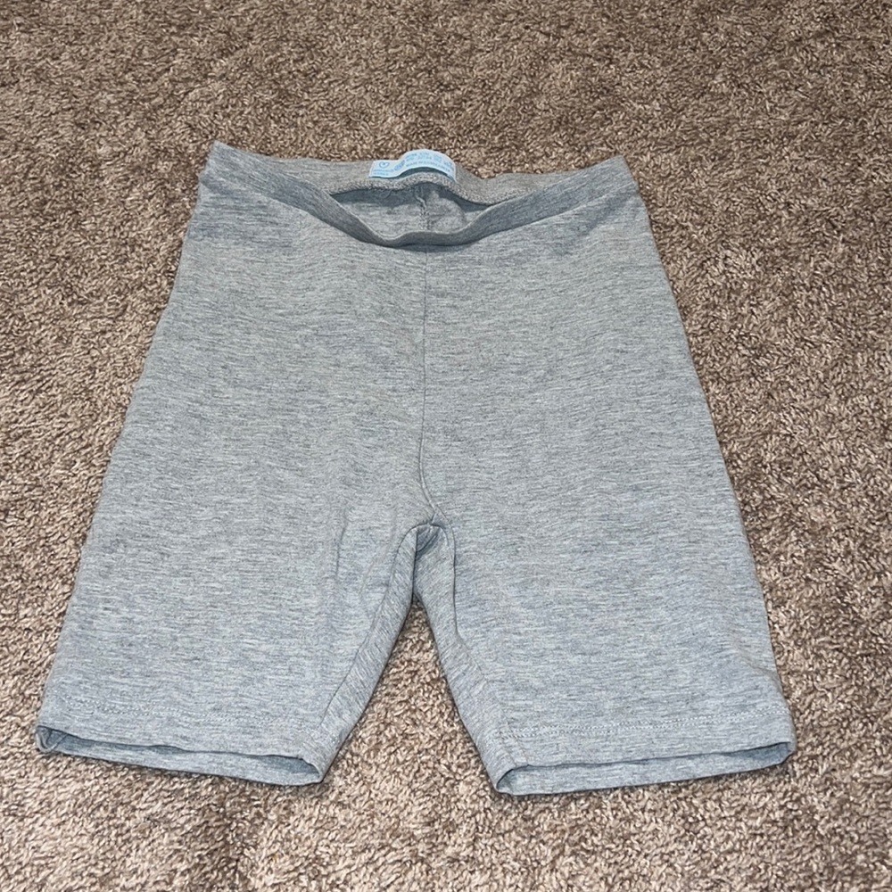 Grey biker shorts